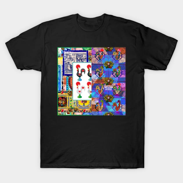 Portuguese Folk Art T-Shirt by Azorean1963